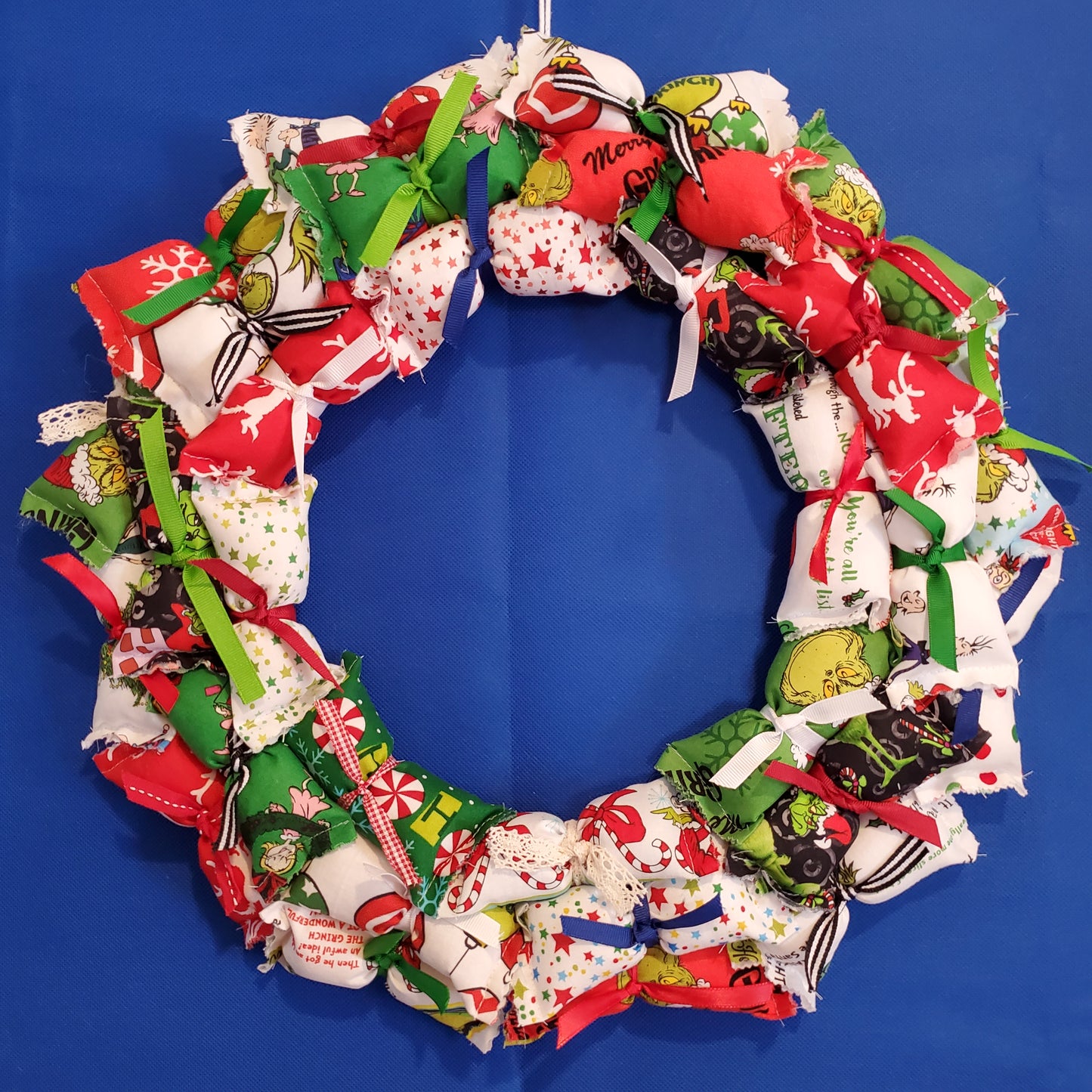 Grinch Theme Holiday Wreaths / Home Decor - Several Options Available