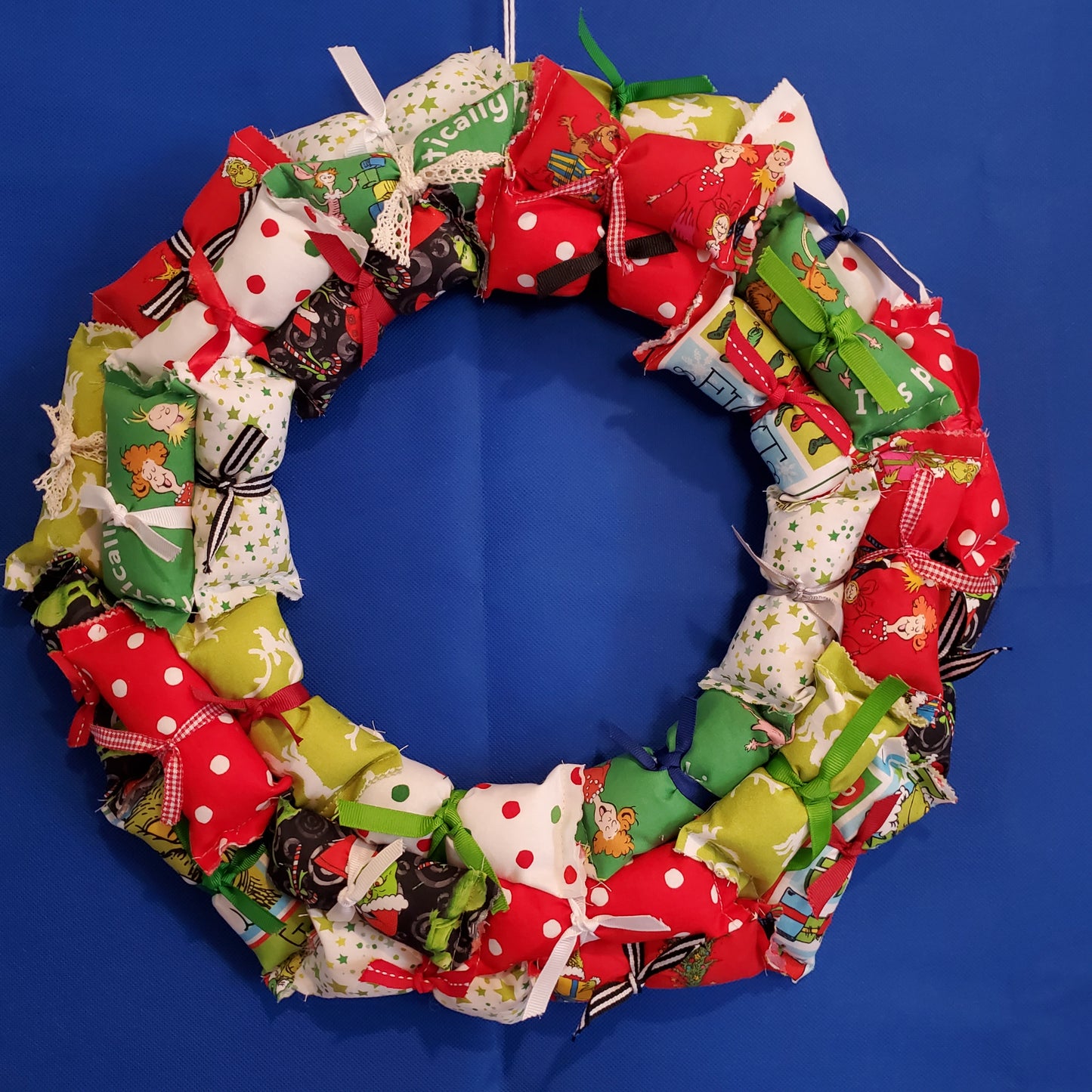 Grinch Theme Holiday Wreaths / Home Decor - Several Options Available