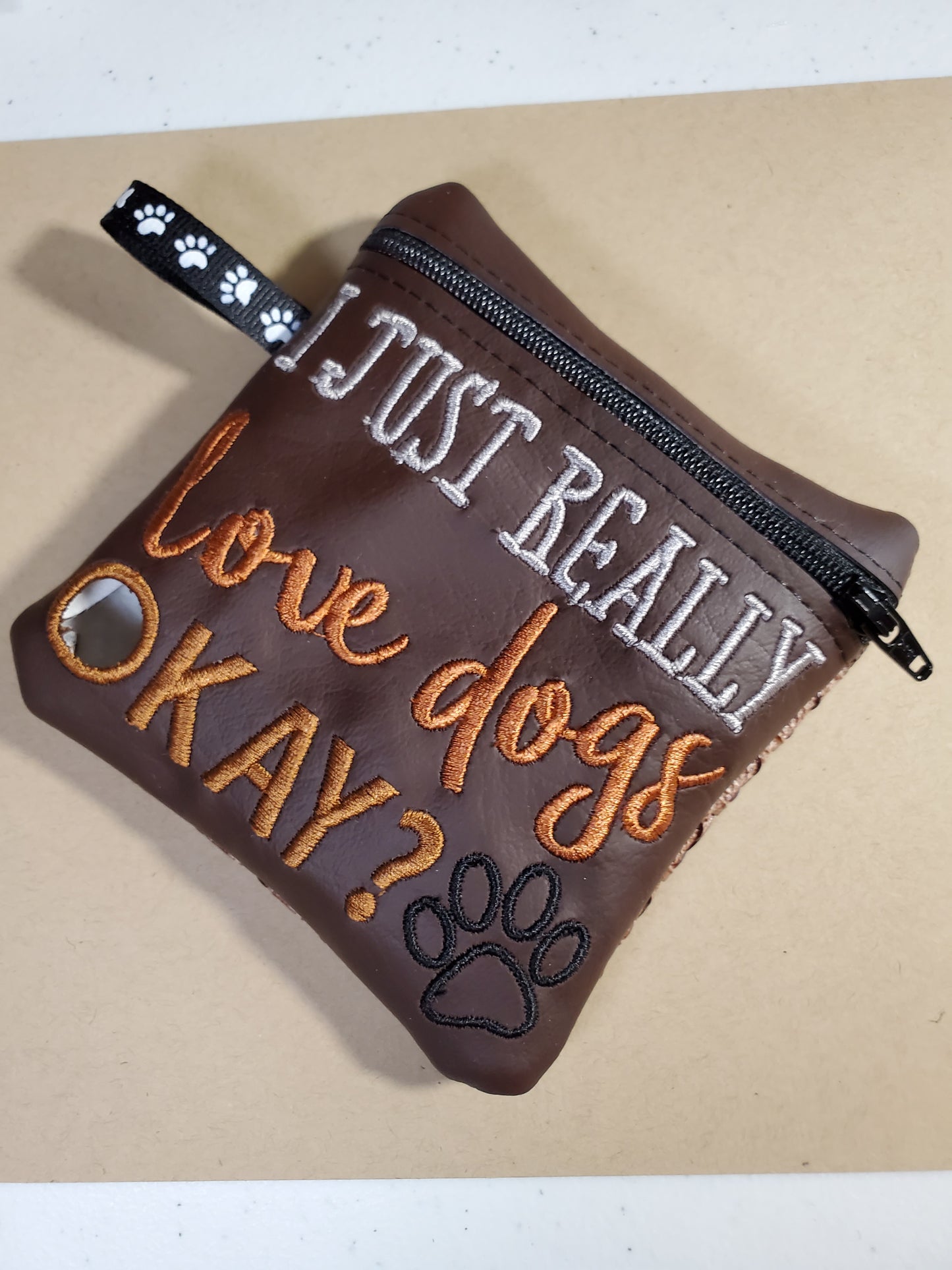 "I just really love dogs okay?" - Dog Poo bag holder - Love Dogs