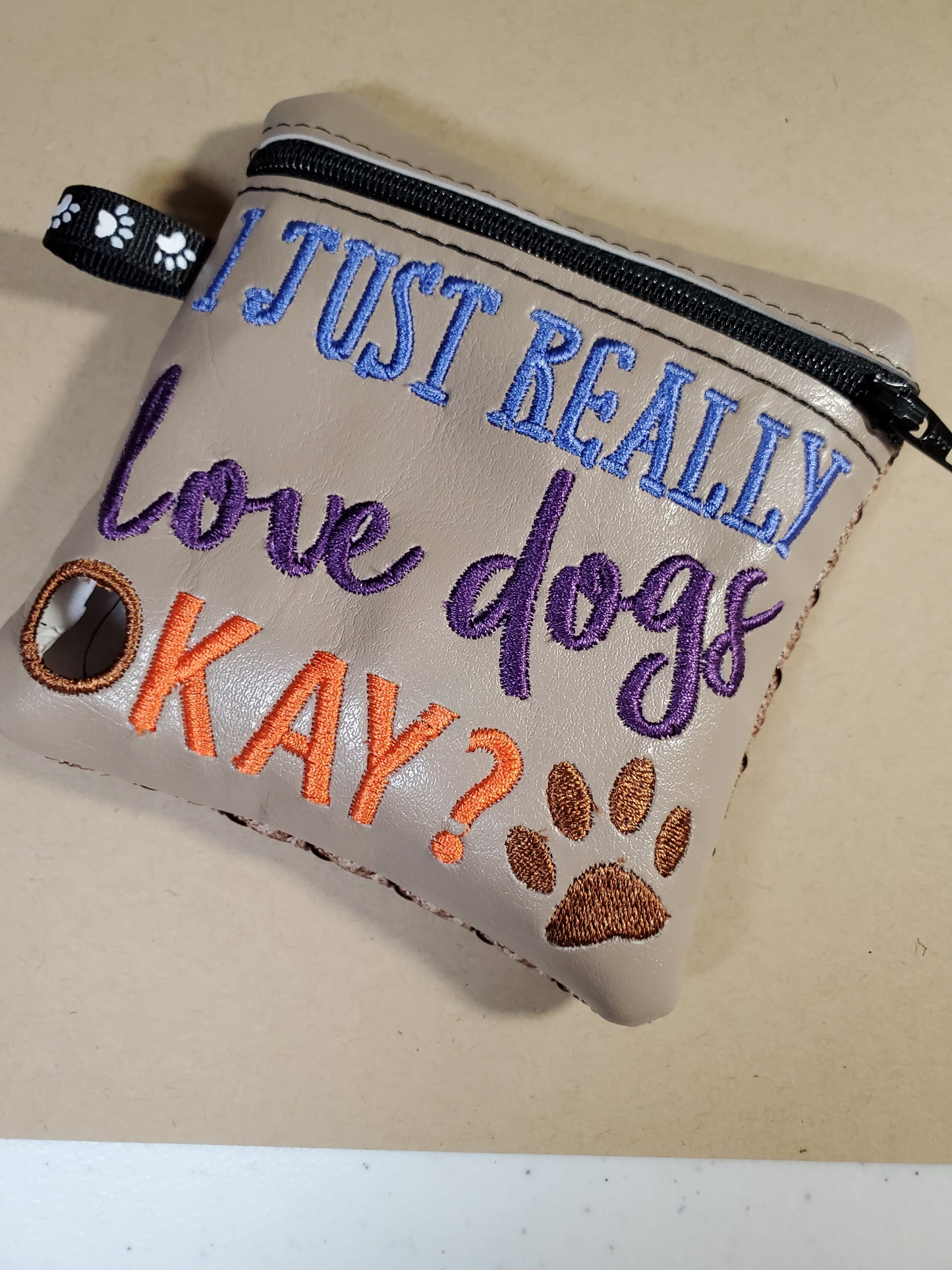 "I just really love dogs okay?" - Dog Poo bag holder - Love Dogs