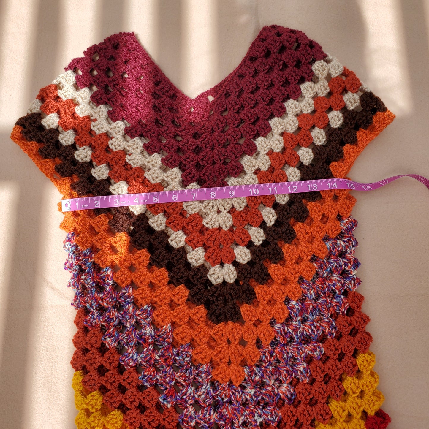 Poncho Dress - Crochet Granny Stitch