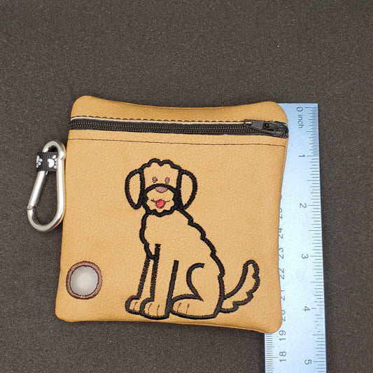 Labradoodle / Doodle / Dog Poo bag holder - Black