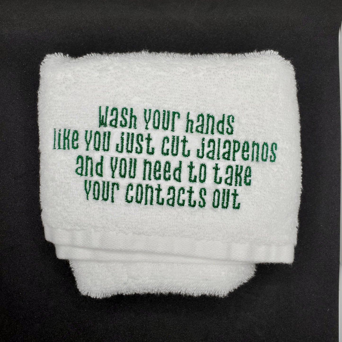 Wash your hands-jalapeno and contacts